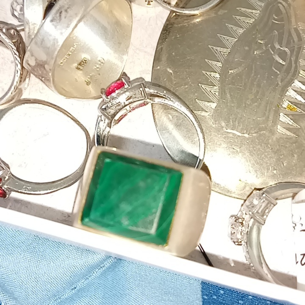 Solid Silver Ring - image 2